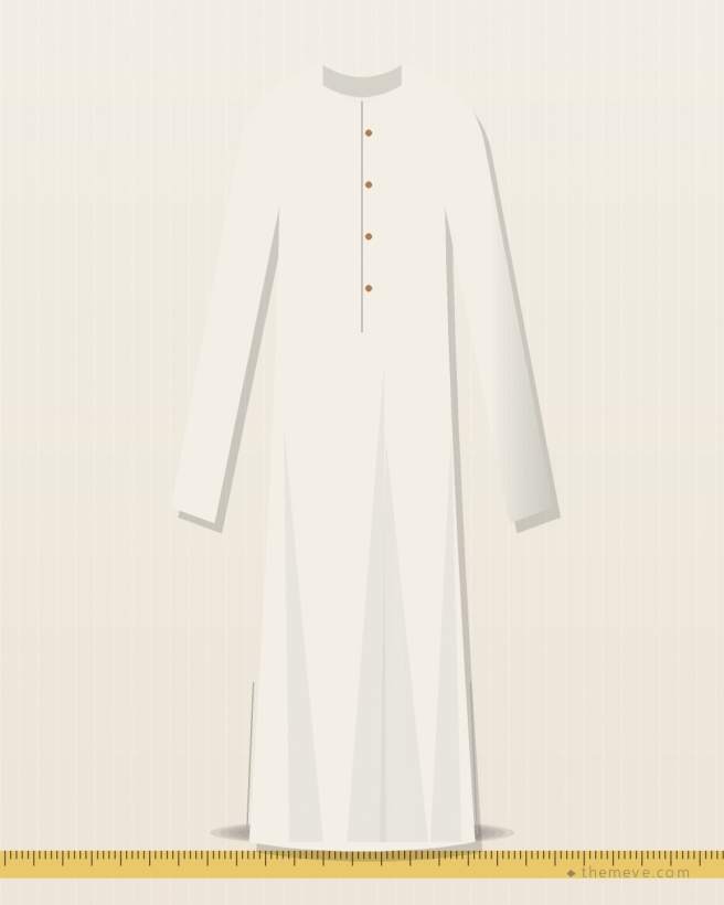 Fine Cotton Panjabi — Ivory