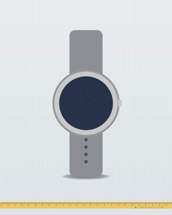 Steel Watch — Navy Dial